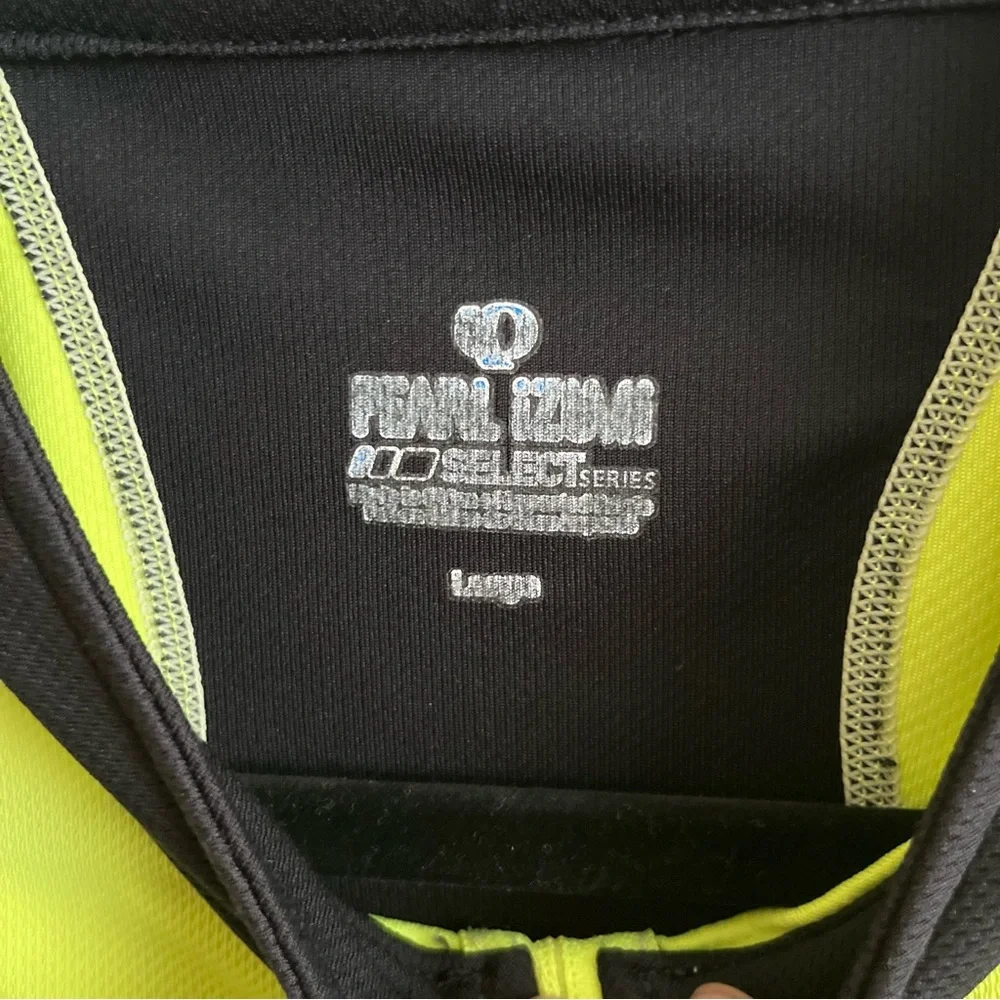 Pearl Izumi Cycle Jersey Lime Green Large